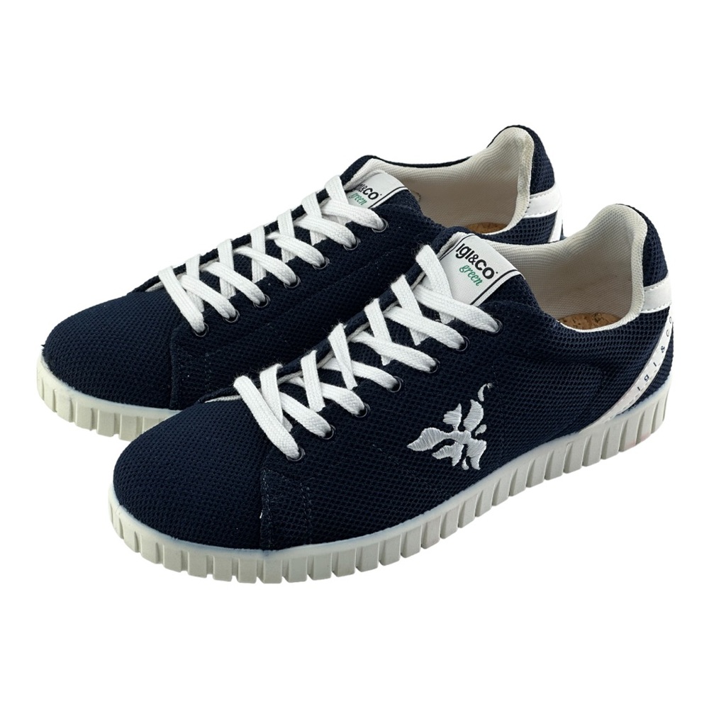 IGI&CO  Men's Shoes Sneakers Leather And Canvas Sports Casual Summer Siz…